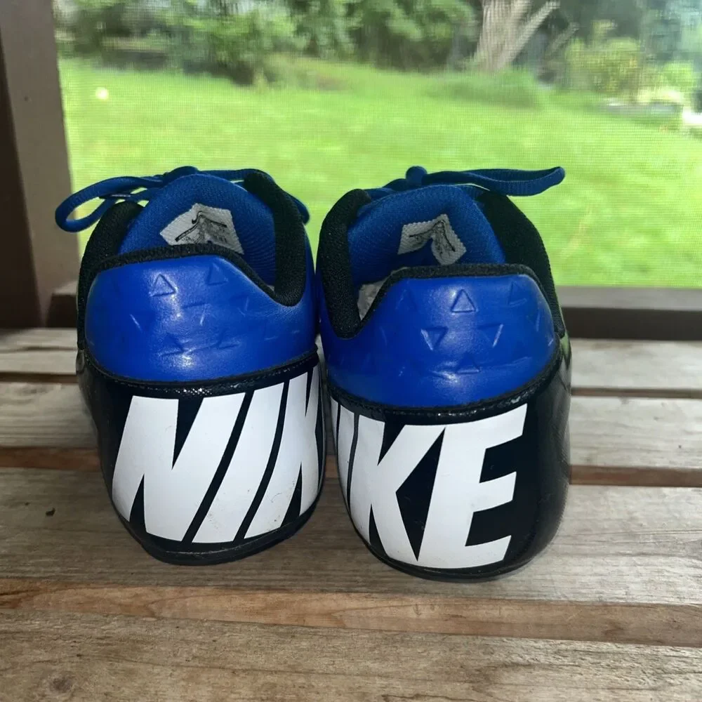 Nike Vapor Strike Blue and Black Football Cleats - Size 14